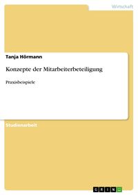 Produktbild: Konzepte der Mitarbeiterbeteiligung