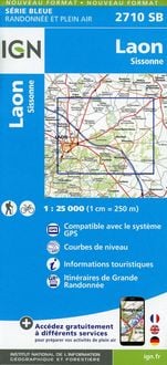 Produktbild: Laon. Sissonne 1:25 000