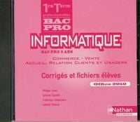 Produktbild: INFORMATIQUE OFFICE 2010 1RE;TERM BAC PRO COMMERCE;VENTE;ARCU CD DU