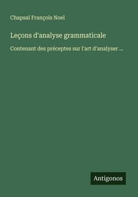 Produktbild: Le&ccedil;ons d'analyse grammaticale
