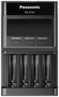 Produktbild: Panasonic BQ-CC65E Rundzellen-Ladeger&auml;t NiMH Micro (AAA), Mignon (AA)