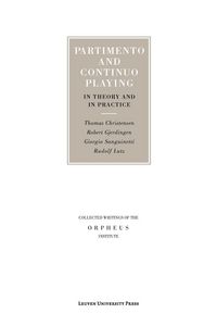 Produktbild: Partimento and Continuo Playing in Theory and in Practice