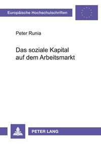 Produktbild: Das soziale Kapital auf dem Arbeitsmarkt