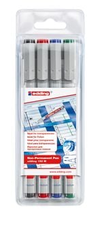 Produktbild Edding Folienschreiber Non-permanent Pen 152 M, 4er Set