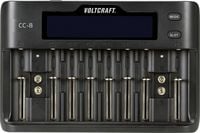 Produktbild: VOLTCRAFT CC-8 Rundzellen-Ladeger&auml;t LiIon, LiFePO, NiMH, NiCd A, Mignon (AA), Micro (AAA), Mini (AAAA), 9V Block, Baby (C), Sub-C
