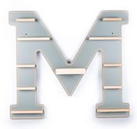 Produktbild: Wandregal  "Buchstabe M" f&uuml;r Toniebox