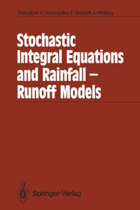 Produktbild: Stochastic Integral Equations and Rainfall-Runoff Models