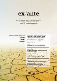 Produktbild: Ex/ante 2/2020 Klima