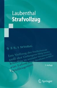 Bild vom Artikel Strafvollzug vom Autor Klaus Laubenthal