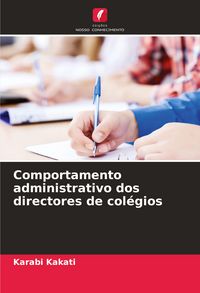 Produktbild: Comportamento administrativo dos directores de col&eacute;gios