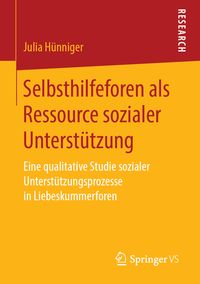 Produktbild: Selbsthilfeforen als Ressource sozialer Unterst&uuml;tzung
