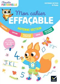 Produktbild: Mon cahier effa&ccedil;able : moyenne section, maternelle 4-5 ans