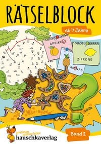 Produktbild: R&auml;tselblock ab 7 Jahre - Band 2