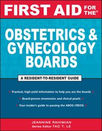 Produktbild: First Aid for the Obstetrics & Gynecology Boards
