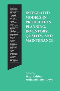 Produktbild: Integrated Models in Production Planning, Inventory, Quality, and Maintenance