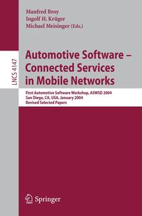 Produktbild: Automotive Software-Connected Services in Mobile Networks