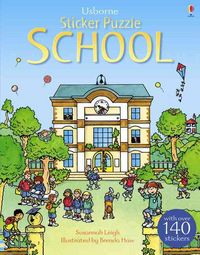 Produktbild: Leigh, S: Sticker Puzzle School