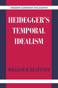 Produktbild: Heidegger's Temporal Idealism