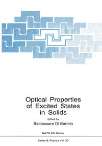 Produktbild: Optical Properties of Excited States in Solids