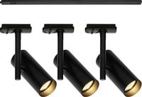 Produktbild: Nordlux Jerome Link 3-Spot + 1m 2510096003 Deckenleuchte GU10 8W Schwarz