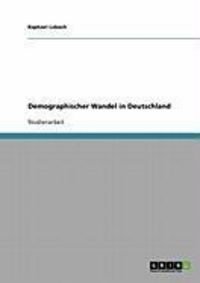 Produktbild: Demographischer Wandel in Deutschland