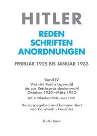 Produktbild: Oktober 1930 - Juni 1931