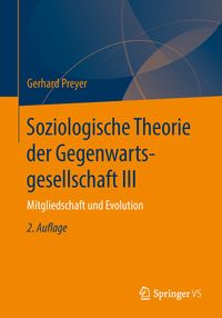 Produktbild: Soziologische Theorie der Gegenwartsgesellschaft III