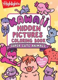 Produktbild: Kawaii Hidden Pictures Coloring Book: Super Cute Animals