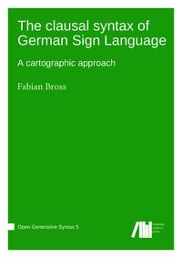 Produktbild: The clausal syntax of German Sign Language
