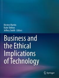 Produktbild: Business and the Ethical Implications of Technology