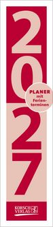 Produktbild: Streifenplaner Compact Rot 2027