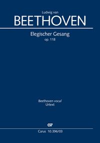 Produktbild: Elegischer Gesang (Klavierauszug)