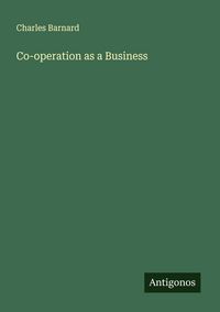 Produktbild: Co-operation as a Business