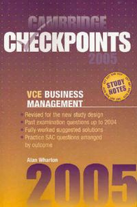 Produktbild: Cambridge Checkpoints Vce Busi