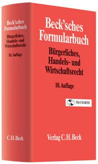 Produktbild: Beck'sches Formularbuch B&uuml;rgerliches, Handels- und Wirtschaftsrecht