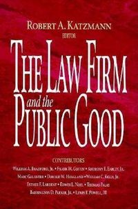 Produktbild: The Law Firm and the Public Good