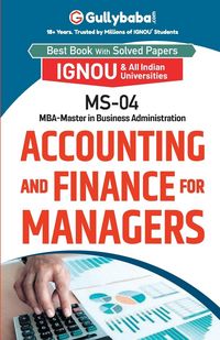 Produktbild: MS-04 Accounting and Finance for Managers