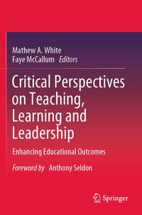 Produktbild: Critical Perspectives on Teaching, Learning and Leadership