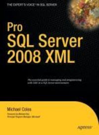 Produktbild: Pro SQL Server 2008 XML