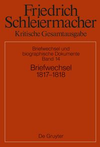 Produktbild: Briefwechsel 1817-1818
