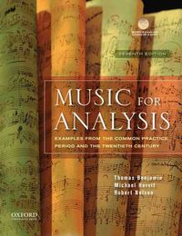 Produktbild: Music for Analysis: Examples from the Common Practice Period and the Twentieth Century