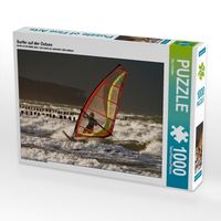 Produktbild: CALVENDO Puzzle Surfer auf der Ostsee | 1000 Teile Lege-Gr&ouml;&szlig;e 64x48cm Foto-Puzzle f&uuml;r gl&uuml;ckliche Stunden