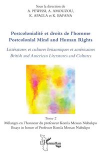 Produktbild: Postcolonialit&eacute; et droits de l'homme. Litt&eacute;ratures et cultures britanniques et am&eacute;ricaines Tome 2