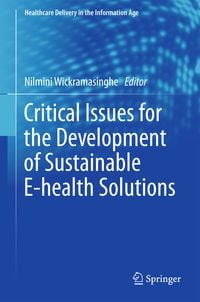 Produktbild: Critical Issues for the Development of Sustainable E-health Solutions