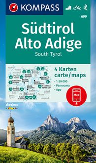 Bild vom Artikel KOMPASS Wanderkarten-Set 699 Südtirol, Alto Adige, South Tyrol (3 Karten) 1:50.000 vom Autor 