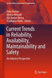 Produktbild: Current Trends in Reliability, Availability, Maintainability and Safety