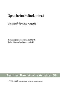 Produktbild: Sprache im Kulturkontext