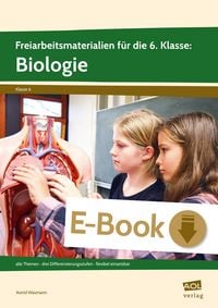 Produktbild: Freiarbeitsmaterialien f. d. 6. Klasse: Biologie