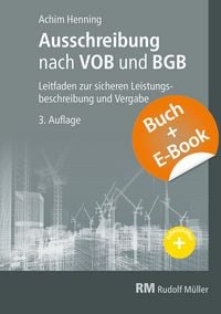Produktbild: Ausschreibung nach VOB und BGB - mit E-Book (PDF)