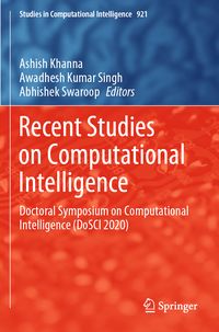 Produktbild: Recent Studies on Computational Intelligence
